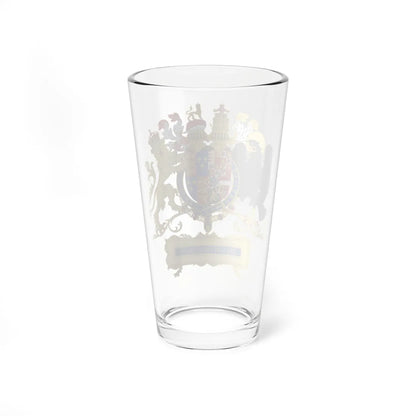 Full Ornamented Coat of arms of Philip II of Spain 1556-1558 (Spain) (Coat of Arms) Pint Glass 16oz - Go Mug Yourself