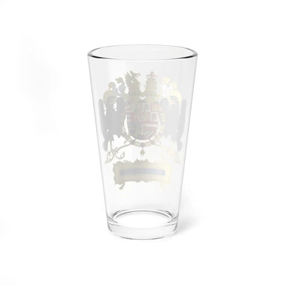 Full Ornamented Coat of arms of Philip II of Spain 1558-1580 (Spain) (Coat of Arms) Pint Glass 16oz - Go Mug Yourself