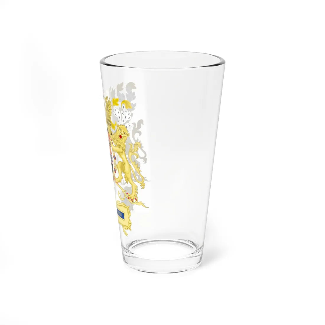 Full Ornamented Coat of Arms of Philip II of Spain 1580-1598 (Spain) (Coat of Arms) Pint Glass 16oz - Go Mug Yourself