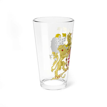 Full Ornamented Coat of Arms of Spanish House of Austria 1580-1668 (Spain) (Coat of Arms) Pint Glass 16oz - Go Mug Yourself
