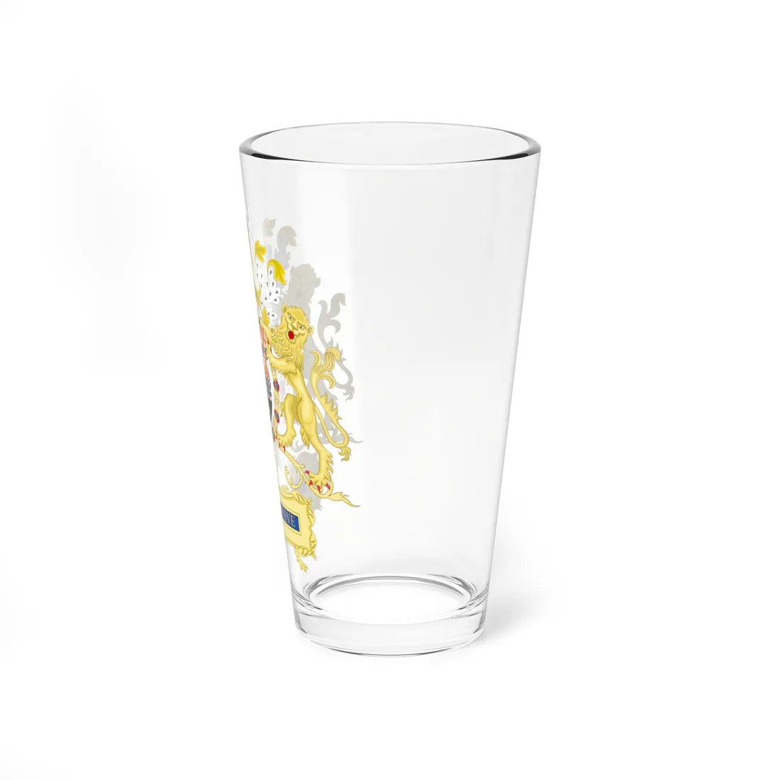 Full Ornamented Royal Coat of Arms of Spain 1621-1668 (Spain) (Coat of Arms) Pint Glass 16oz - Go Mug Yourself