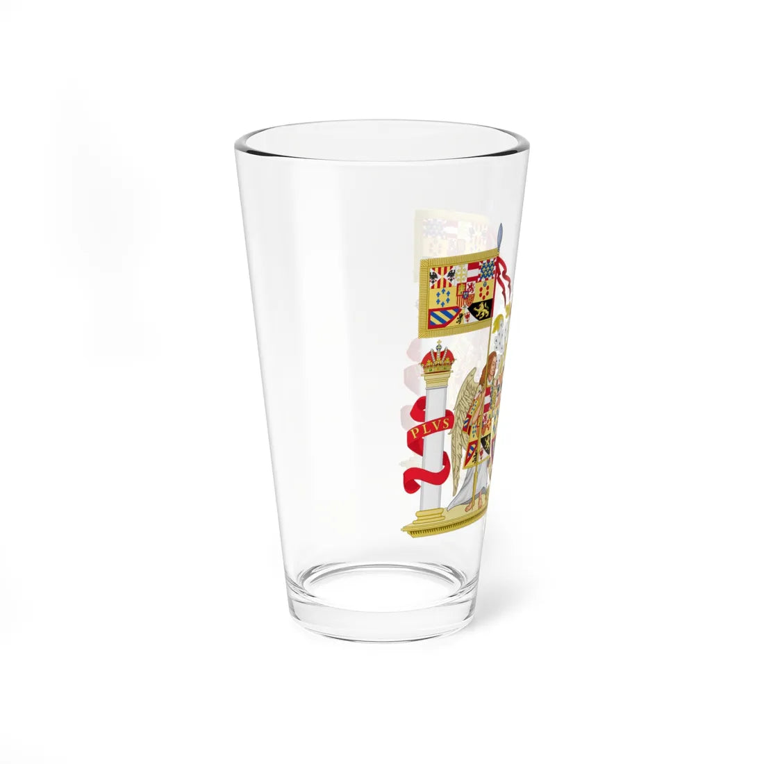 Full Ornamented Royal Coat of Arms of Spain 1931 (Spain) (Coat of Arms) Pint Glass 16oz - Go Mug Yourself