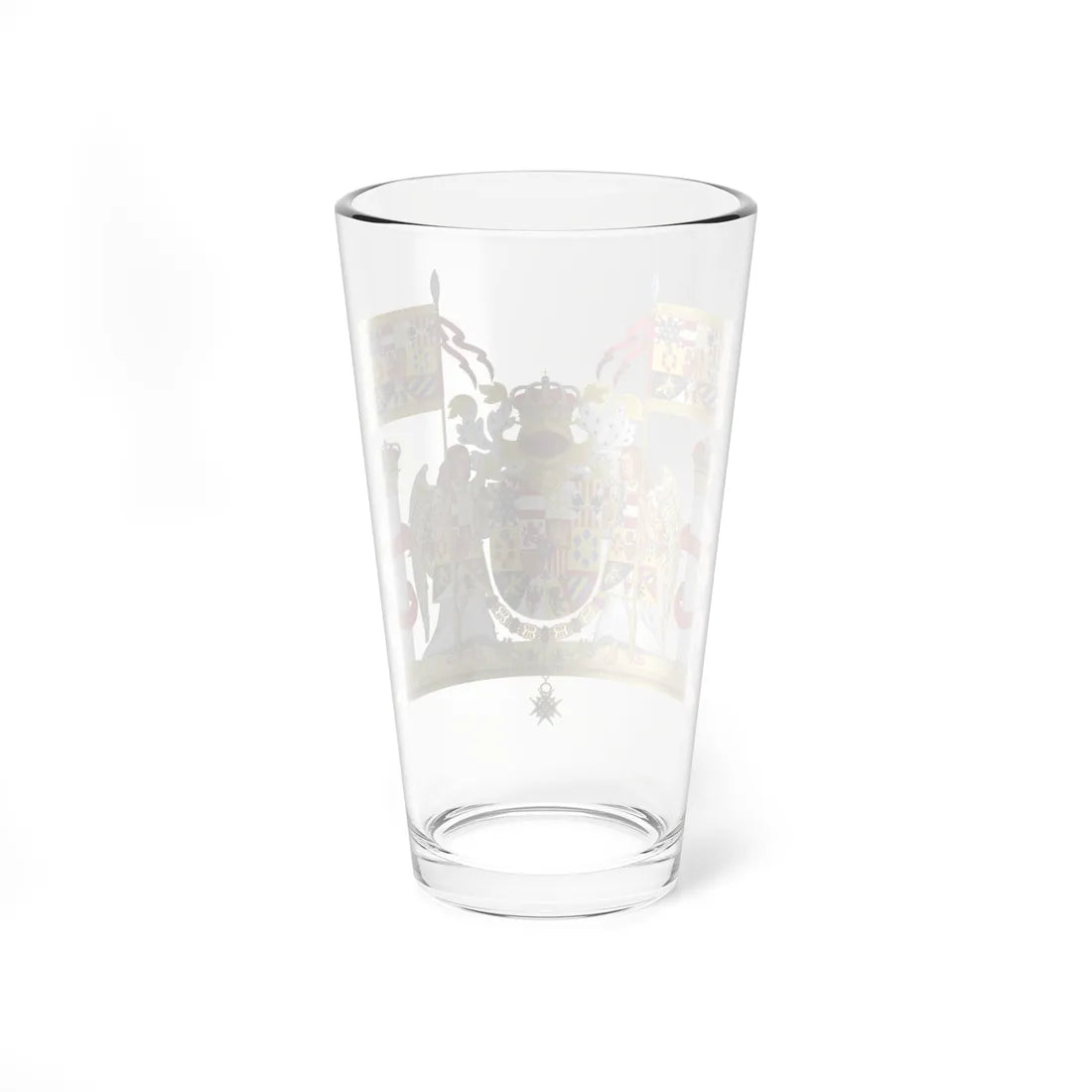 Full Ornamented Royal Coat of Arms of Spain 1931 (Spain) (Coat of Arms) Pint Glass 16oz - Go Mug Yourself