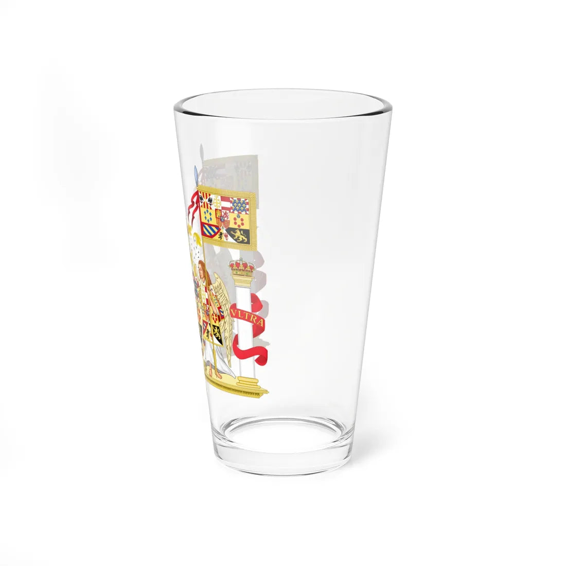 Full Ornamented Royal Coat of Arms of Spain 1931 (Spain) (Coat of Arms) Pint Glass 16oz - Go Mug Yourself