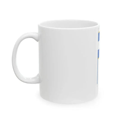 Full regimental colours of the Second Hellenic Republic (Greece) White Coffee Mug - Go Mug Yourself