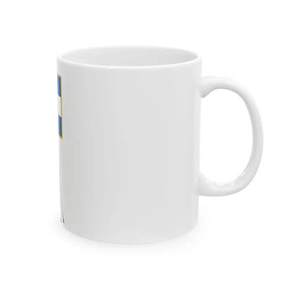 Full regimental colours of the Second Hellenic Republic (Greece) White Coffee Mug - Go Mug Yourself