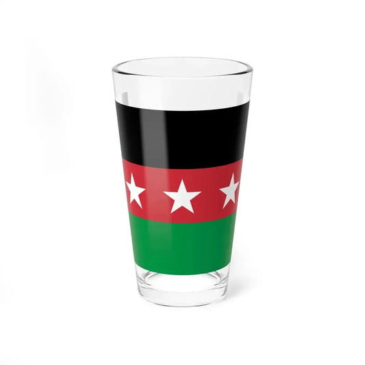 FULRO flag variant (Vietnam) Pint Glass 16oz 16oz - Go Mug Yourself