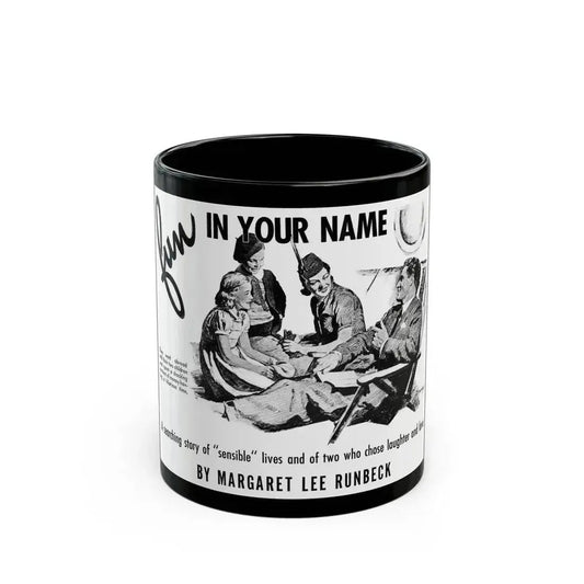 Fun In Your Name, Liberty, November 26, 1938 - Black Coffee Mug 11oz - Go Mug Yourself