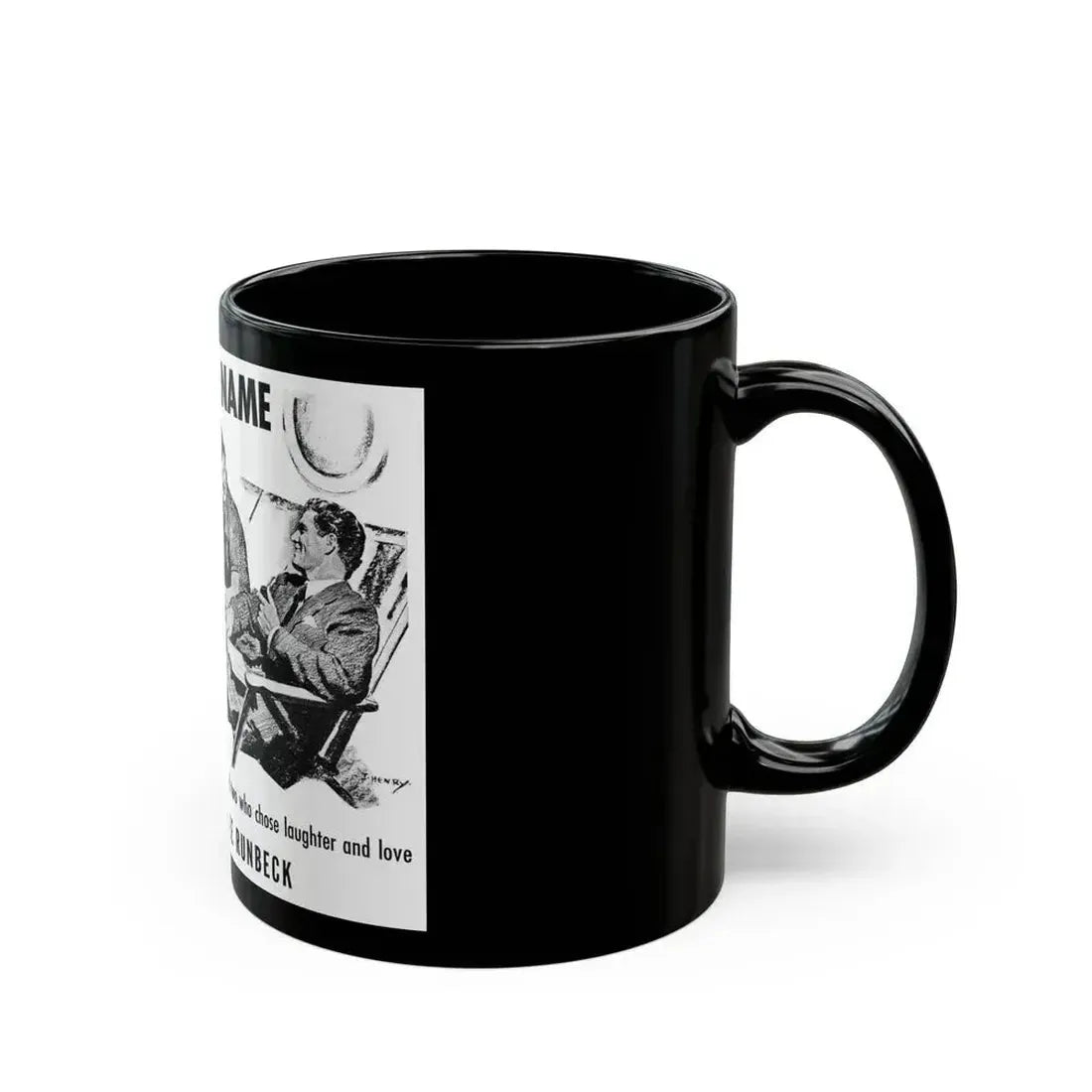 Fun In Your Name, Liberty, November 26, 1938 - Black Coffee Mug - Go Mug Yourself