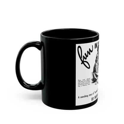 Fun In Your Name, Liberty, November 26, 1938 - Black Coffee Mug - Go Mug Yourself