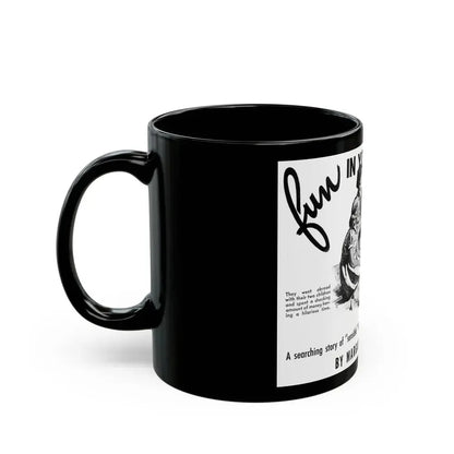 Fun In Your Name, Liberty, November 26, 1938 - Black Coffee Mug - Go Mug Yourself