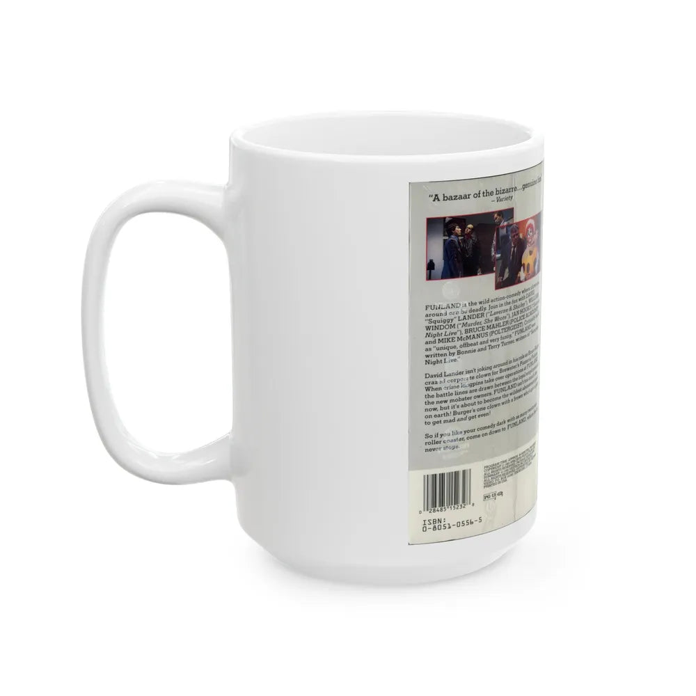 FUNLAND (VHS COVER) - White Coffee Mug-Go Mug Yourself