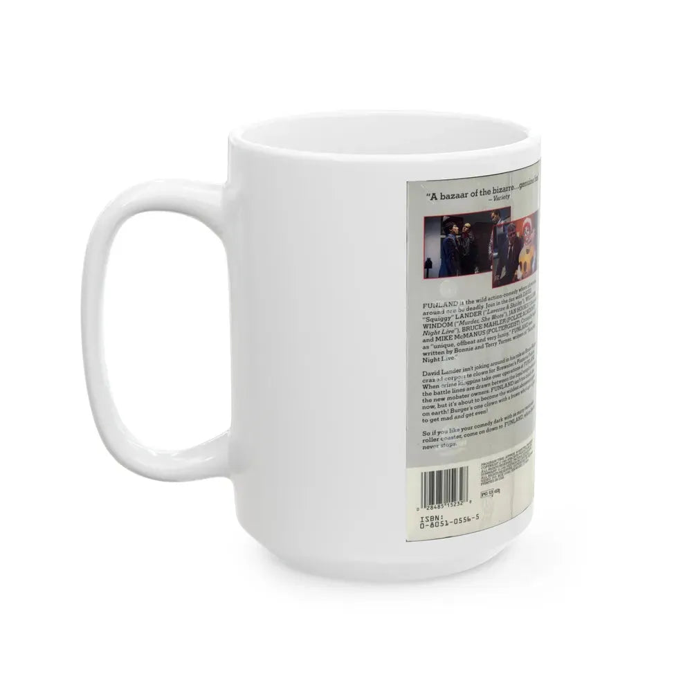 FUNLAND (VHS COVER) - White Coffee Mug - Go Mug Yourself
