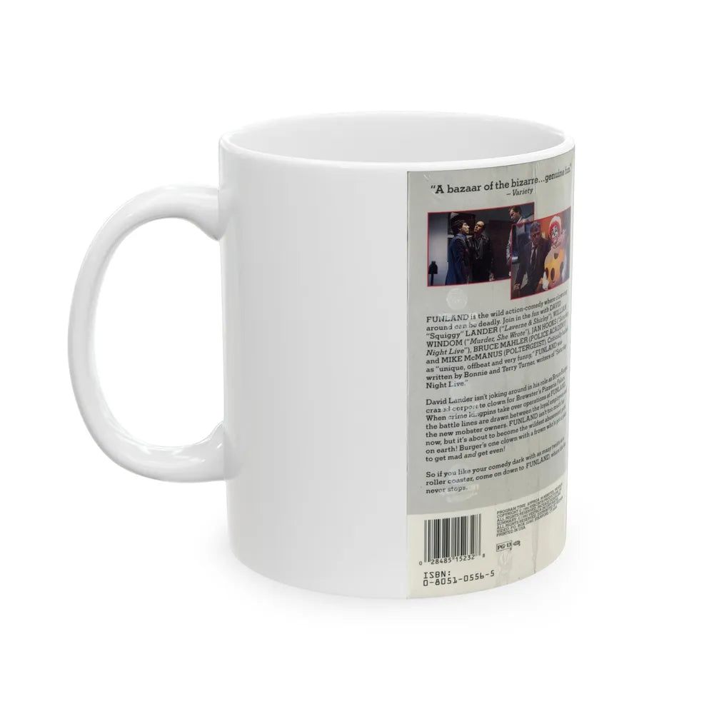 FUNLAND (VHS COVER) - White Coffee Mug-Go Mug Yourself