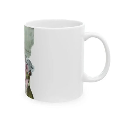 Funny That Way, Woman's Home Companion, January 1948 - White Coffee Mug - Go Mug Yourself