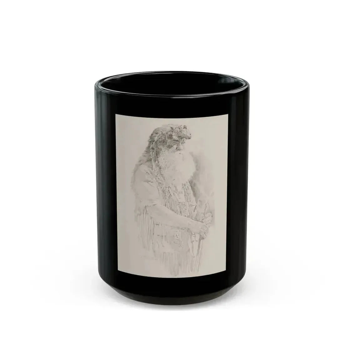 Fur Trapper - Black Coffee Mug 15oz - Go Mug Yourself