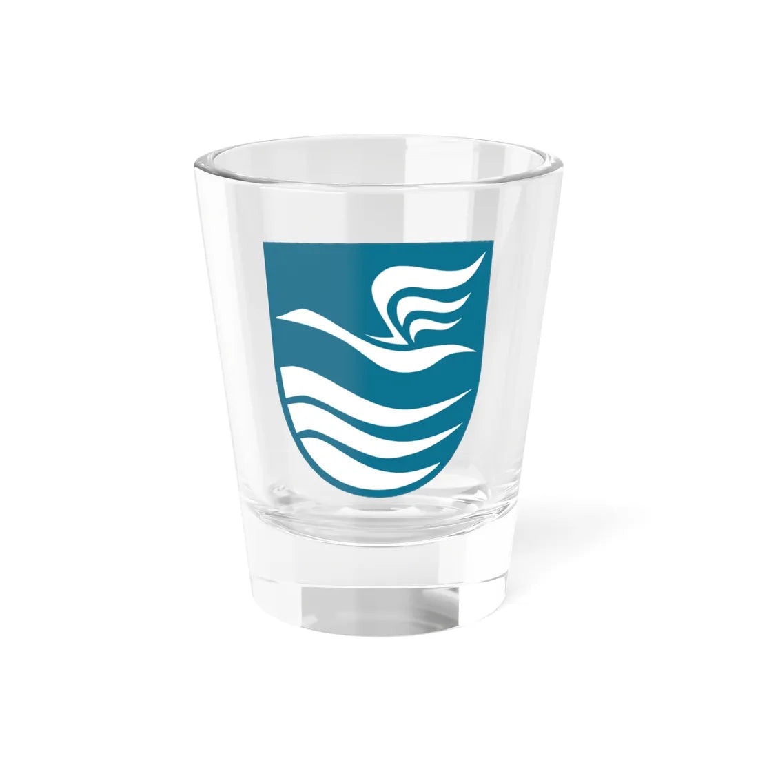 Furesø Kommune coa (Denmark) (Coat of Arms) Shot Glass 1.5oz 1.5oz - Go Mug Yourself