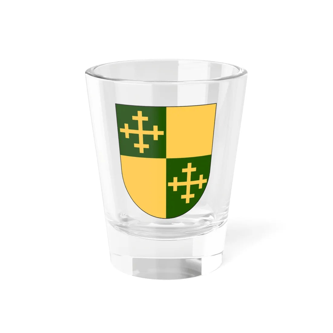 Furingstad församling vapen (Sweden) (Coat of Arms) Shot Glass 1.5oz 1.5oz - Go Mug Yourself
