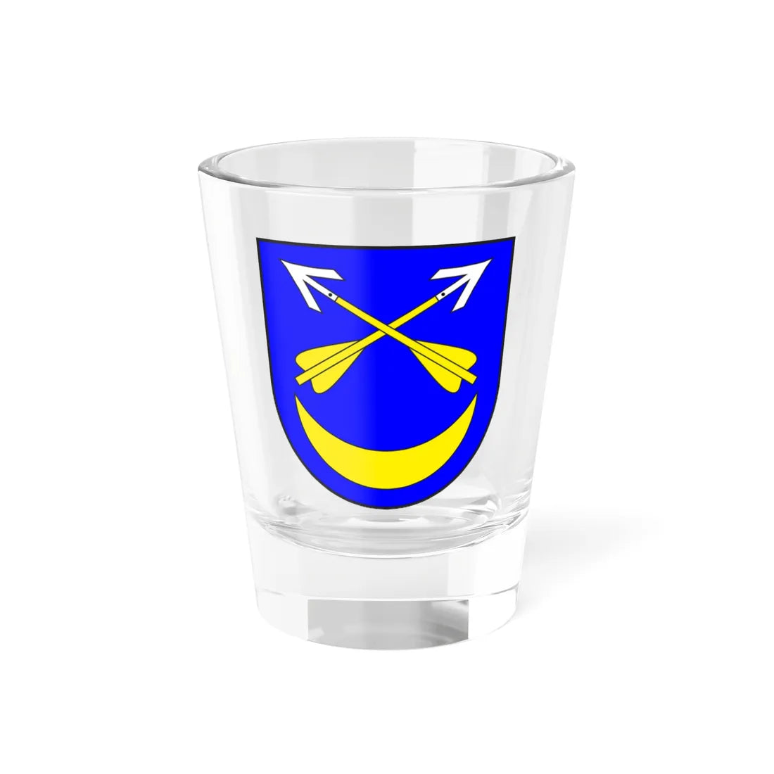 Furna wappen (Switzerland) (Coat of Arms) Shot Glass 1.5oz 1.5oz - Go Mug Yourself