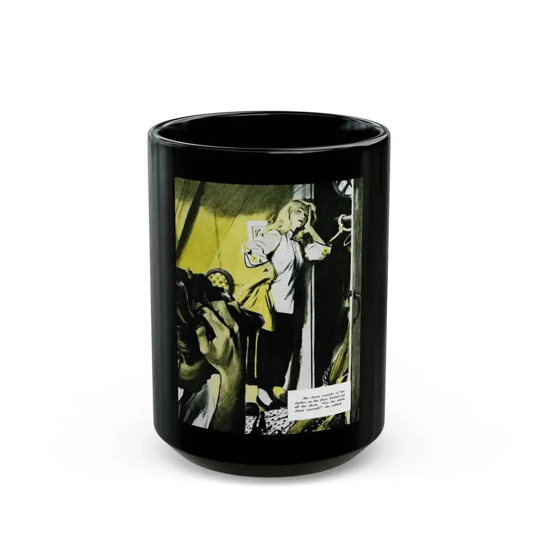 Furnished Room, Redbook, December 1946 - Black Coffee Mug 15oz - Go Mug Yourself