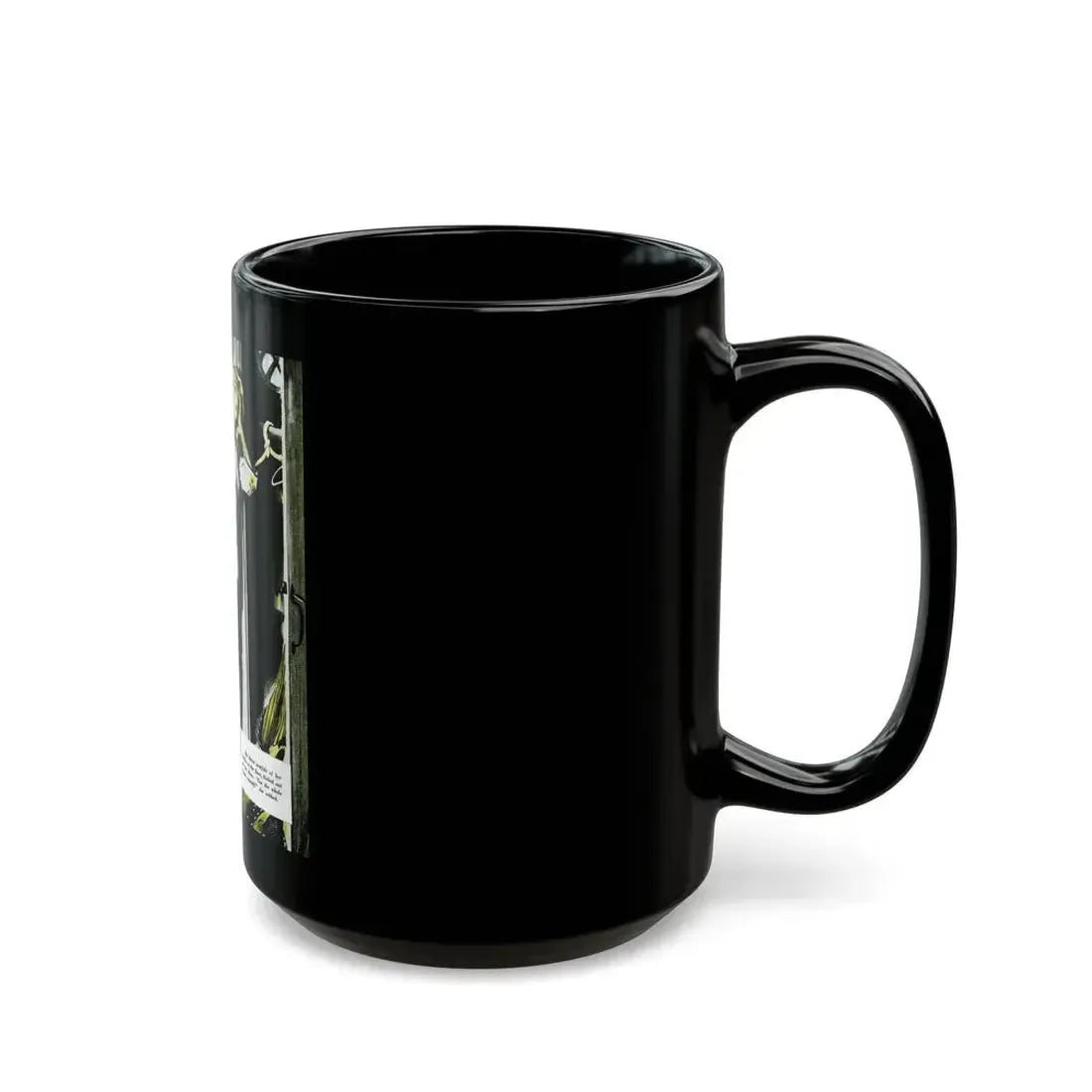 Furnished Room, Redbook, December 1946 - Black Coffee Mug - Go Mug Yourself