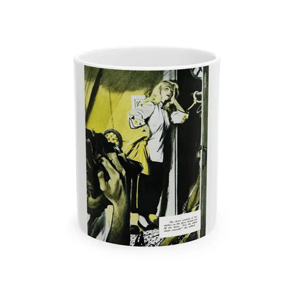 Furnished Room, Redbook, December 1946 - White Coffee Mug 11oz - Go Mug Yourself