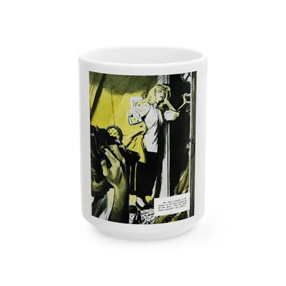 Furnished Room, Redbook, December 1946 - White Coffee Mug 15oz - Go Mug Yourself
