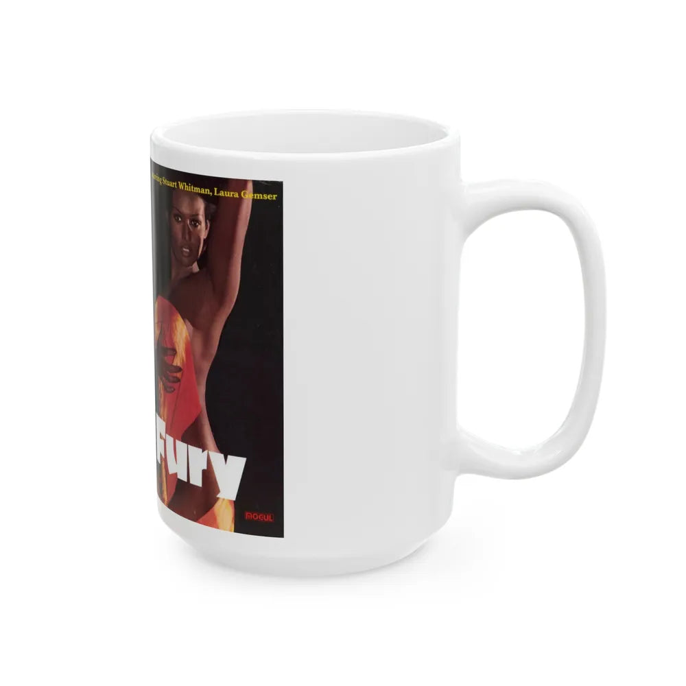 FURY (VHS COVER) - White Coffee Mug-Go Mug Yourself