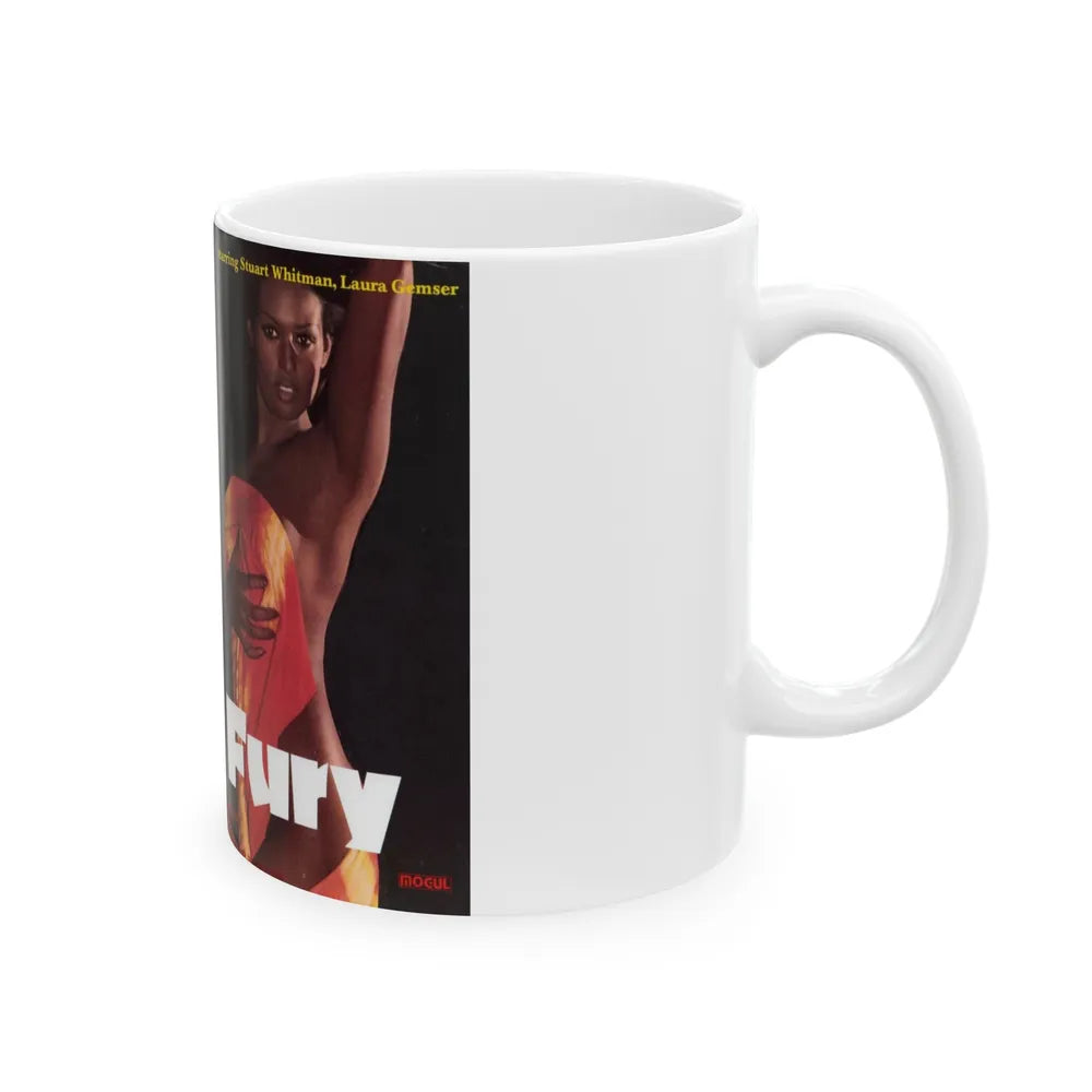 FURY (VHS COVER) - White Coffee Mug-Go Mug Yourself