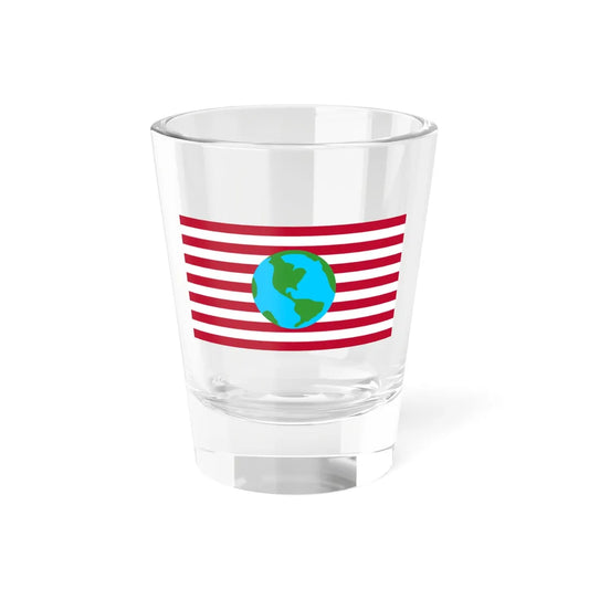 Futurama Earth Flag (United States) Shot Glass 1.5oz 1.5oz - Go Mug Yourself