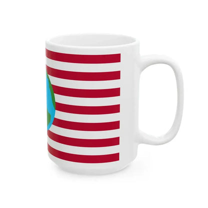 Futurama Earth Flag (United States) White Coffee Mug - Go Mug Yourself