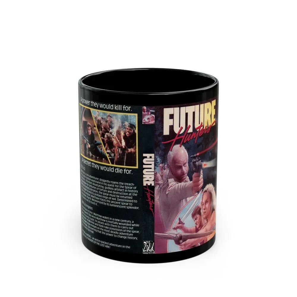 FUTURE HUNTERS (VHS COVER) - Black Coffee Mug-11oz-Go Mug Yourself