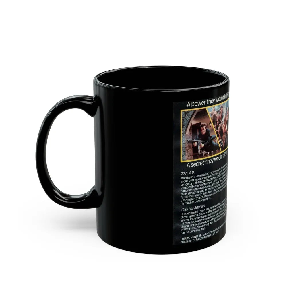 FUTURE HUNTERS (VHS COVER) - Black Coffee Mug-Go Mug Yourself