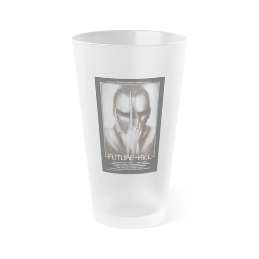 FUTURE KILL 1985 Movie Poster - Frosted Pint Glass 16oz-16oz-Frosted-Go Mug Yourself