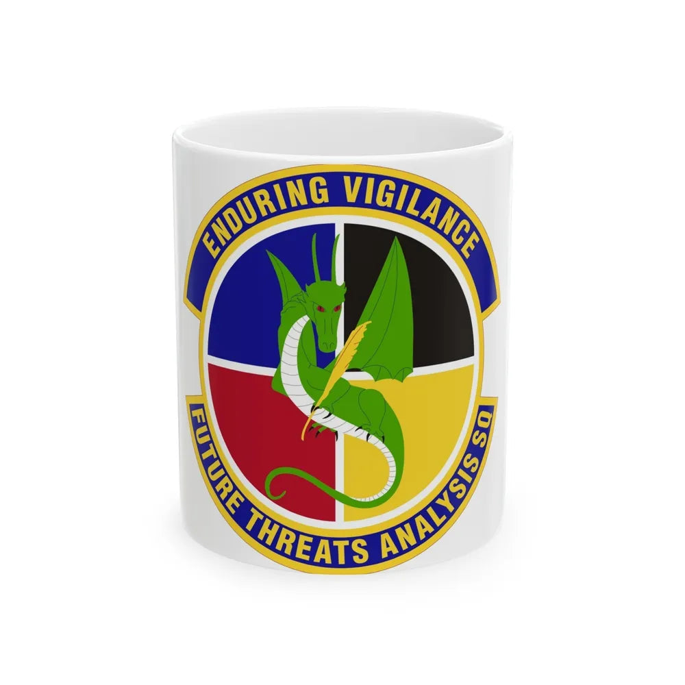 Future Threats Analysis Squadron (U.S. Air Force) White Coffee Mug-11oz-Go Mug Yourself