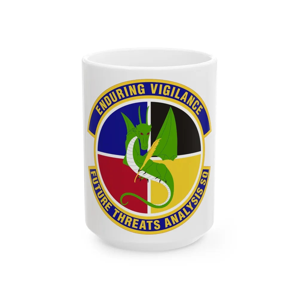 Future Threats Analysis Squadron (U.S. Air Force) White Coffee Mug-15oz-Go Mug Yourself