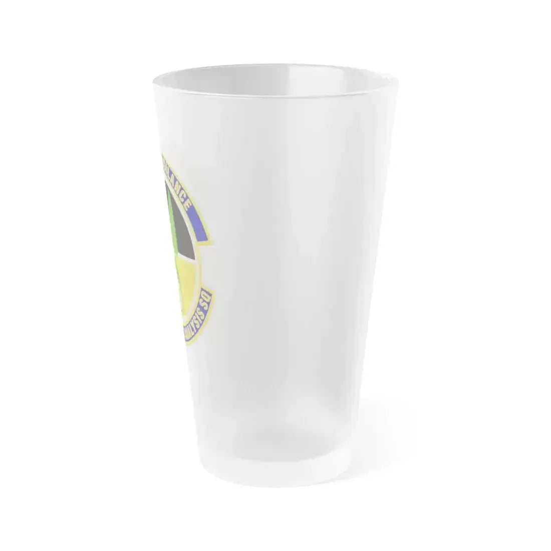Future Threats Analysis Squadron (U.S. Air Force) Frosted Pint Glass 16oz - Go Mug Yourself