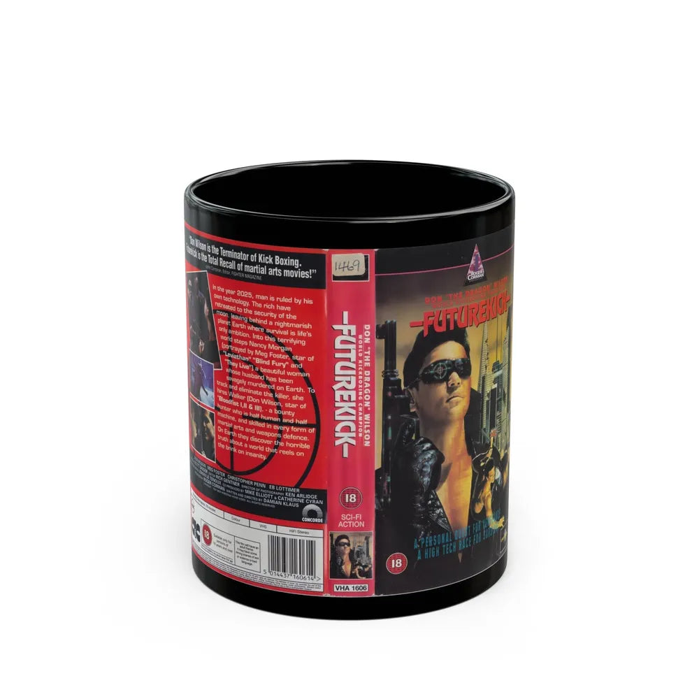 FUTUREKICK (VHS COVER) - Black Coffee Mug-11oz-Go Mug Yourself