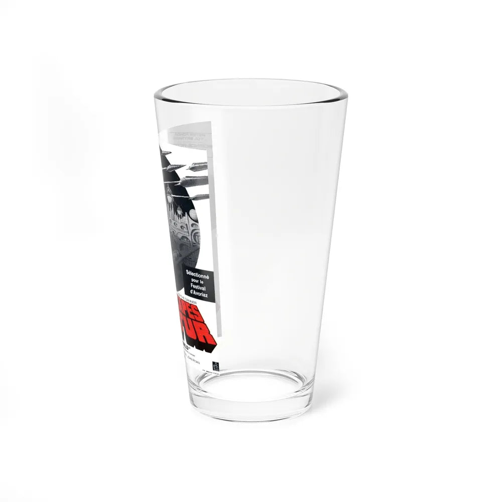 FUTUREWORLD (FRENCH 2) 1976 Movie Poster - Pint Glass 16oz - Go Mug Yourself