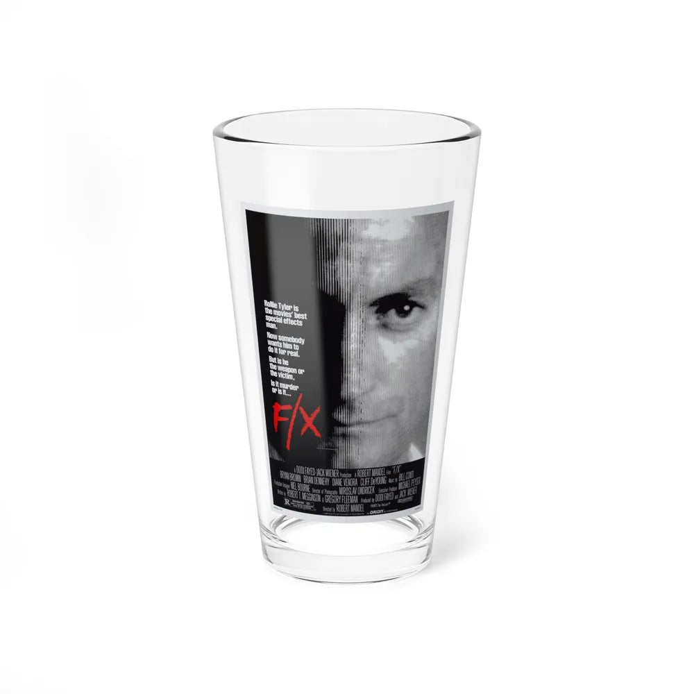 FX MURDER BY ILLUSION 1986 Movie Poster - Pint Glass 16oz-16oz-Go Mug Yourself