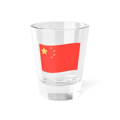 Fxemoji u1F1E8 1F1F3 (China) Shot Glass 1.5oz 1.5oz - Go Mug Yourself