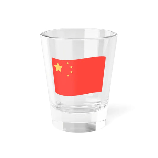 Fxemoji u1F1E8 1F1F3 (China) Shot Glass 1.5oz 1.5oz - Go Mug Yourself