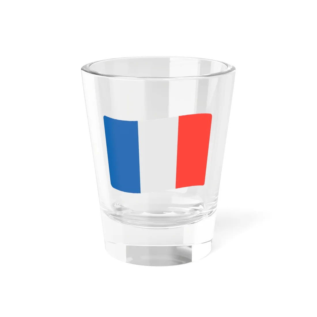 Fxemoji u1F1EB 1F1F7 (France) Shot Glass 1.5oz 1.5oz - Go Mug Yourself
