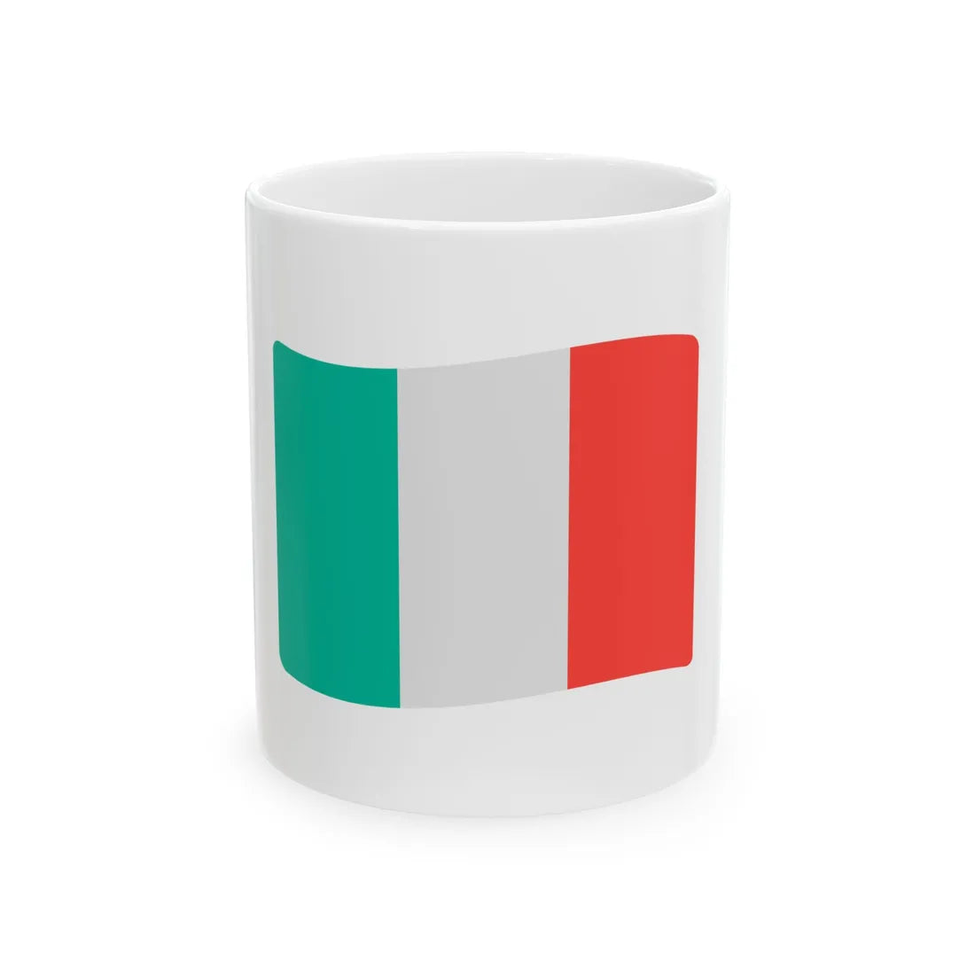 Fxemoji u1F1EE 1F1F9 (Italy) White Coffee Mug 11oz - Go Mug Yourself