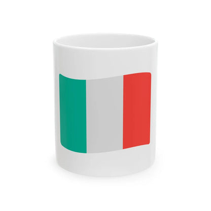 Fxemoji u1F1EE 1F1F9 (Italy) White Coffee Mug 11oz - Go Mug Yourself