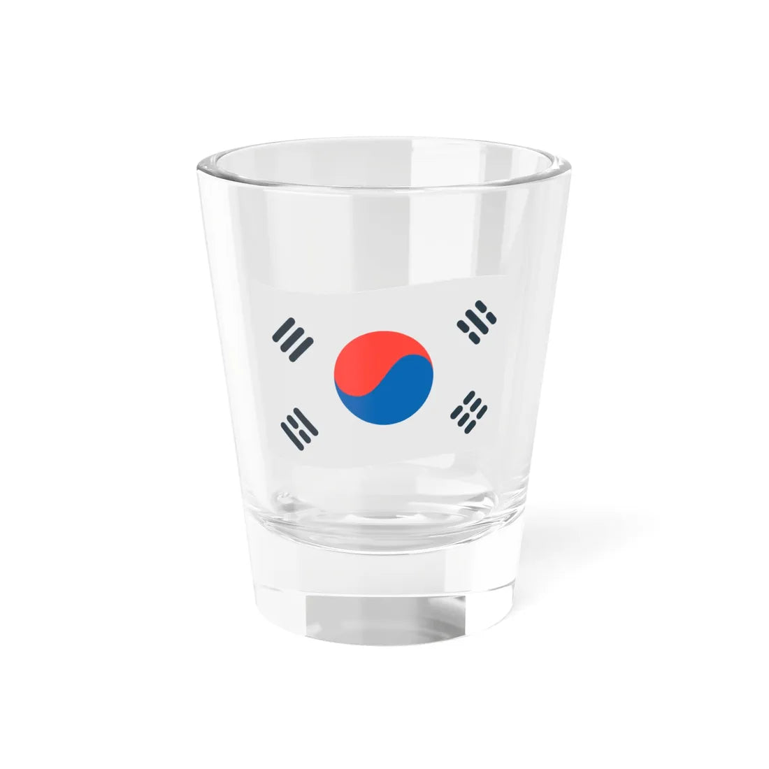 Fxemoji u1F1F0 1F1F7 (Korea) Shot Glass 1.5oz 1.5oz - Go Mug Yourself