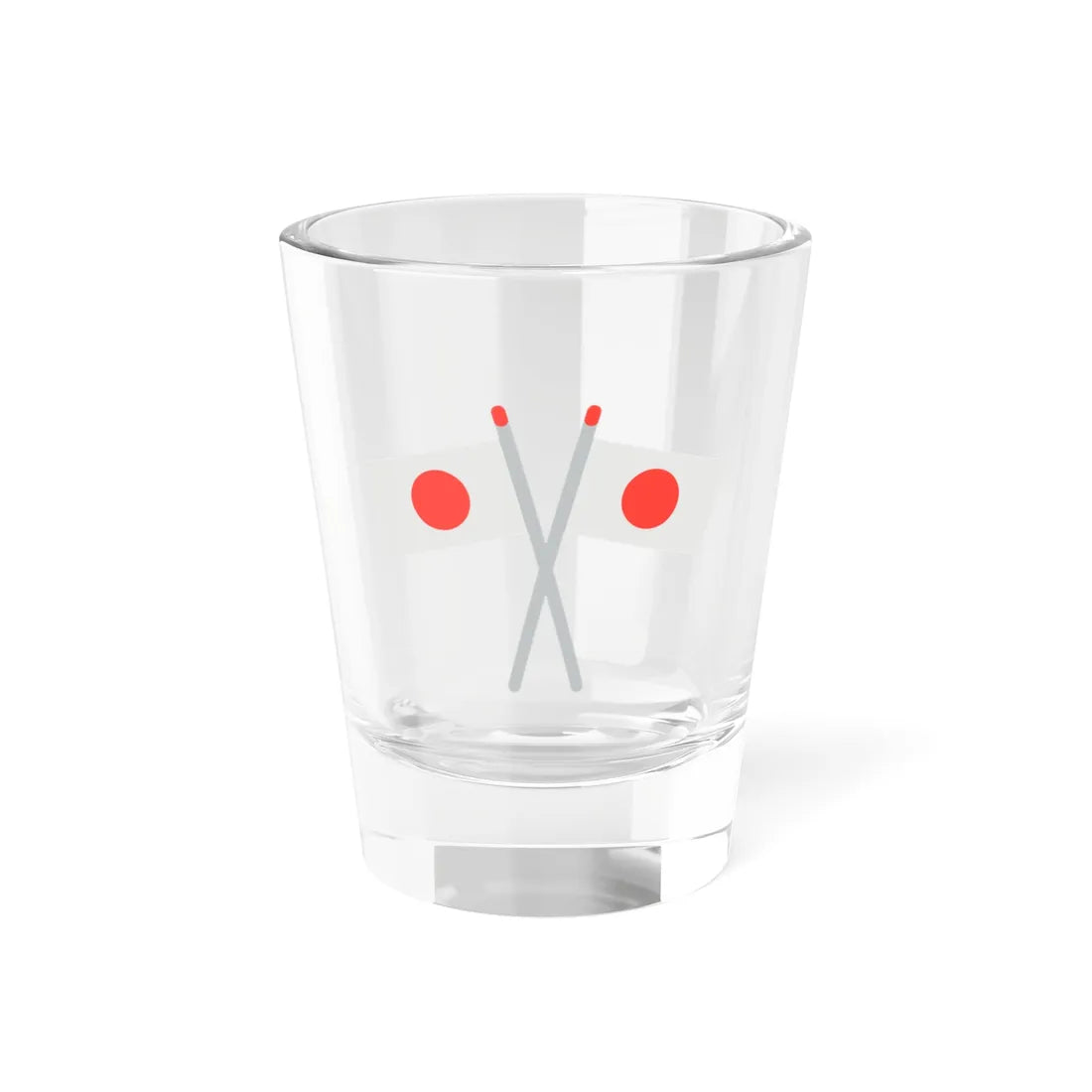 Fxemoji u1F38C (Japan) Shot Glass 1.5oz 1.5oz - Go Mug Yourself