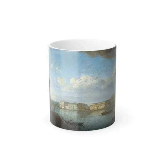 Fyodor Alekseyev (1753-1824) View of the Palace Embankment from St Peter's and St Paul's Fortress - Oi-0 - Color Changing Mug 11oz 11oz - Go Mug Yourself