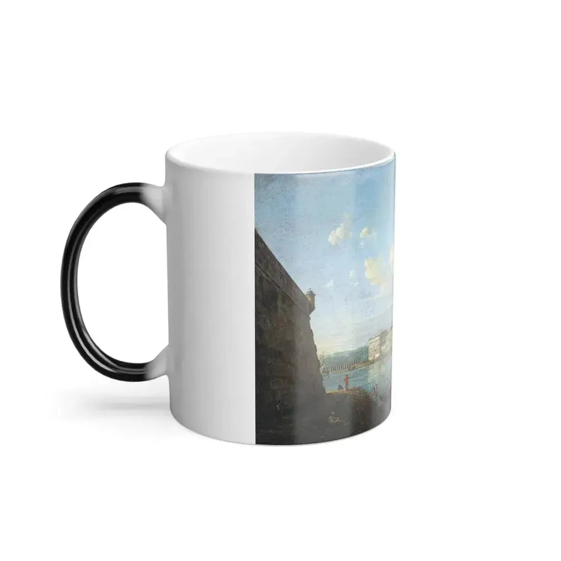 Fyodor Alekseyev (1753-1824) View of the Palace Embankment from St Peter's and St Paul's Fortress - Oi-0 - Color Changing Mug 11oz - Go Mug Yourself