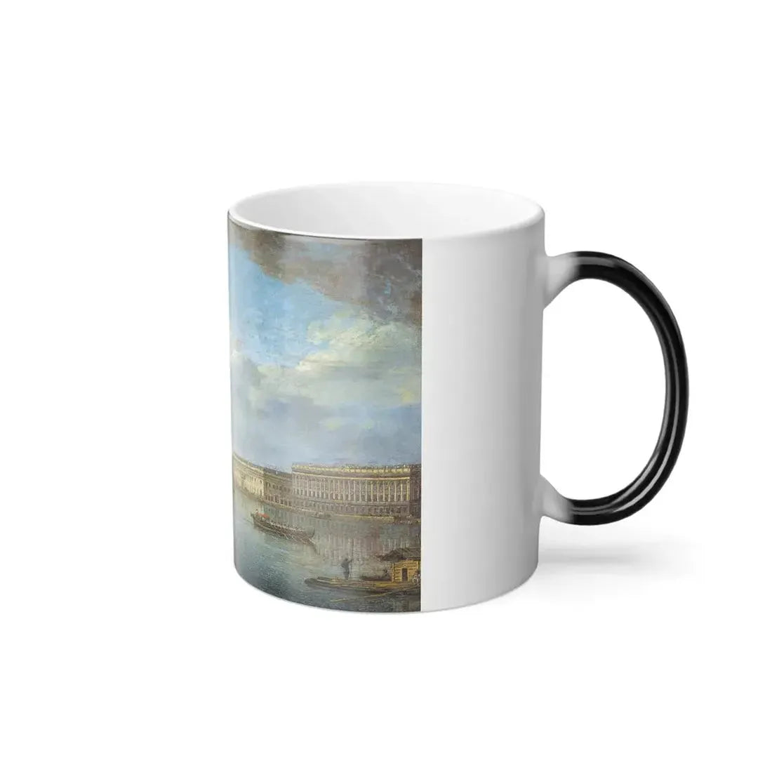 Fyodor Alekseyev (1753-1824) View of the Palace Embankment from St Peter's and St Paul's Fortress - Oi-0 - Color Changing Mug 11oz - Go Mug Yourself